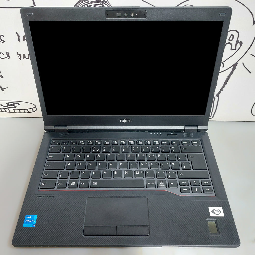 Fujitsu Lifebook E5411 Laptop (Intel Core i5-1135G7 - 8GB DDR4 - M.2 256GB - Intel Iris Xe Graphics - 14.0 Inch FHD - Cam) Original Used