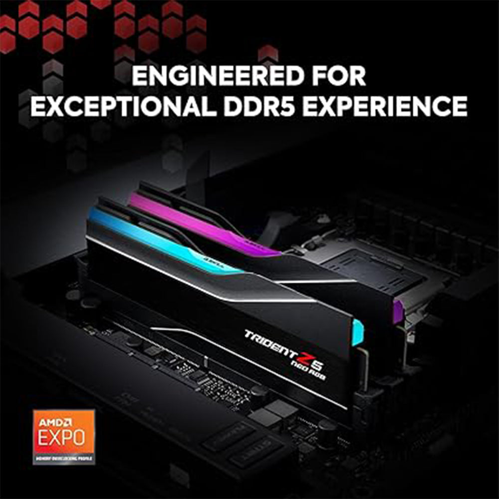 رام جي سكيل 64 جيجابايت (2×32 جيجابايت) 6000 ميجاهرتز DDR5 Trident Z5 Neo