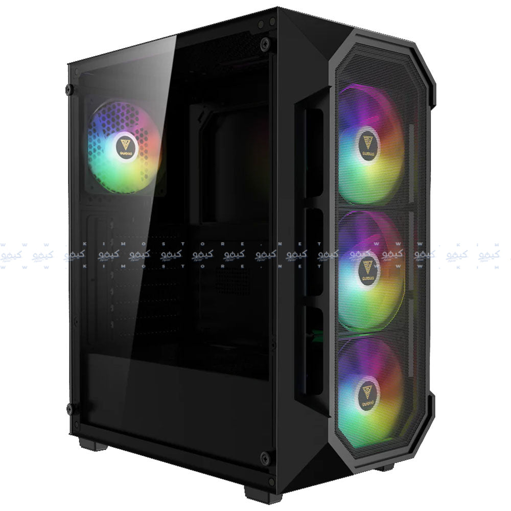 Gamdias AURA GC1 ELITE ARGB Gaming Mid Tower Case + AURA GP650 80 Plus White Power Supply 650W