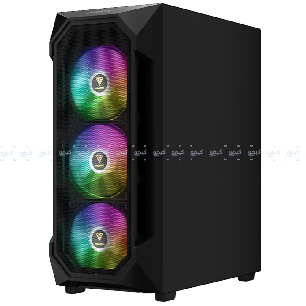 Gamdias AURA GC1 ELITE ARGB Gaming Mid Tower Case + AURA GP650 80 Plus