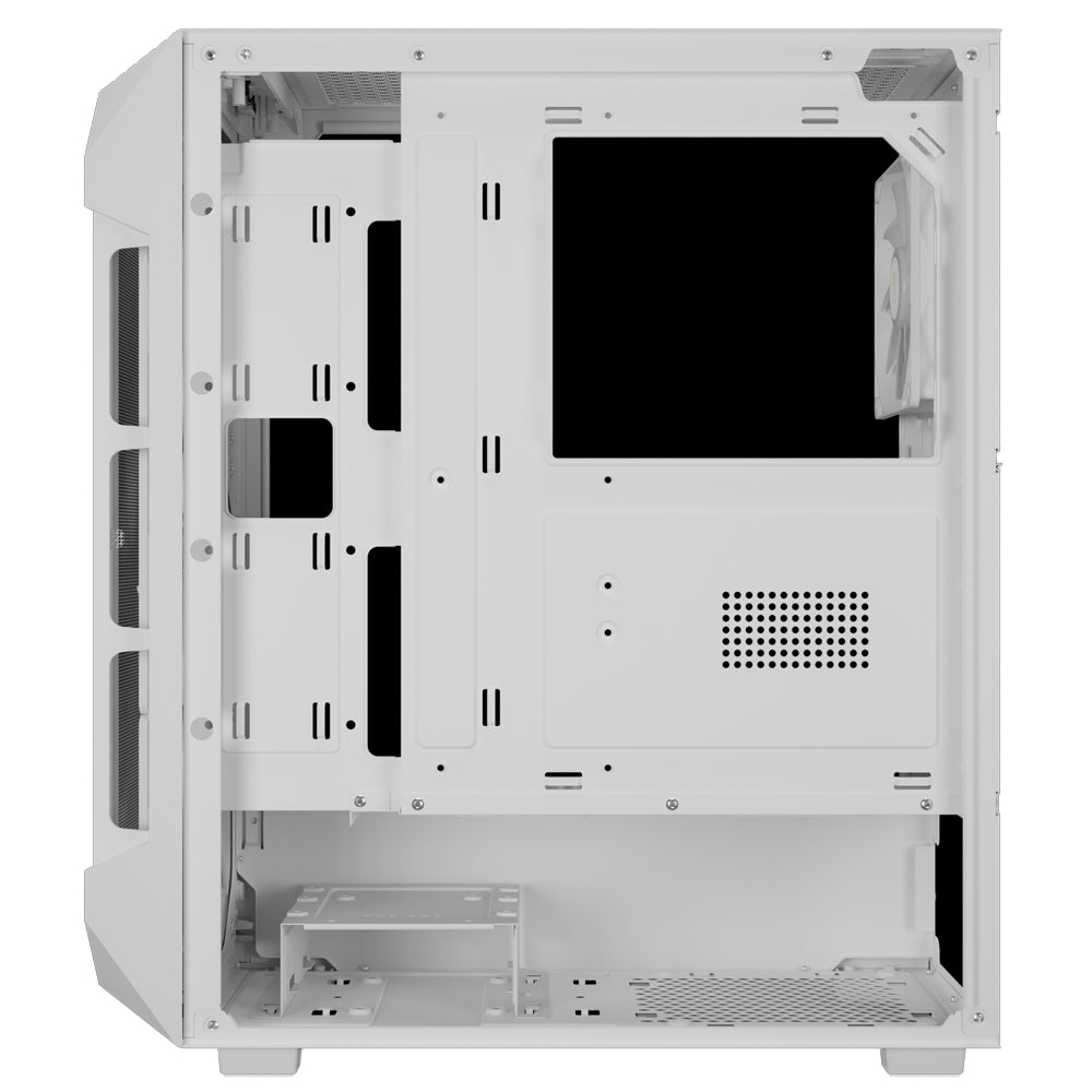 Gamdias AURA GC1 ELITE WHITE ARGB Gaming Mid Tower Case + AURA GP650 80 Plus White Power Supply 650W