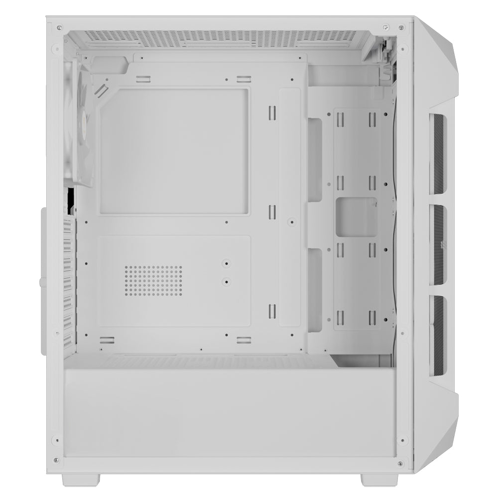 Gamdias AURA GC1 ELITE WHITE ARGB Gaming Mid Tower Case + AURA GP650 80 Plus White Power Supply 650W