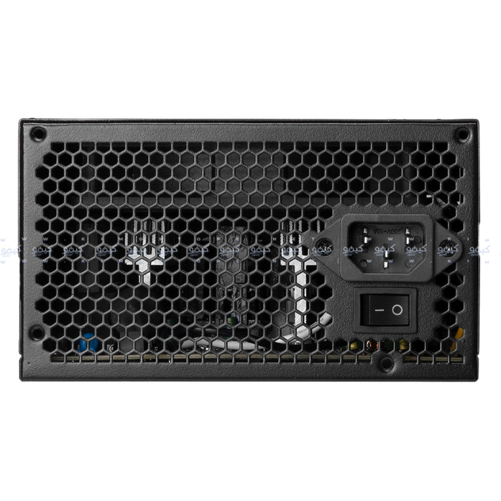 كيس ميد تاور جامدياس ARGB جيمنج AURA GC2 ELITE + باور سبلاي 80 بلس ابيض 750 وات AURA GP750