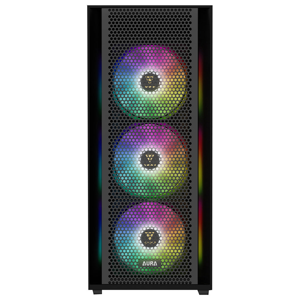 Gamdias AURA GC2 ELITE ARGB Gaming Mid Tower Case + AURA GP750 80 Plus White Power Supply 750W