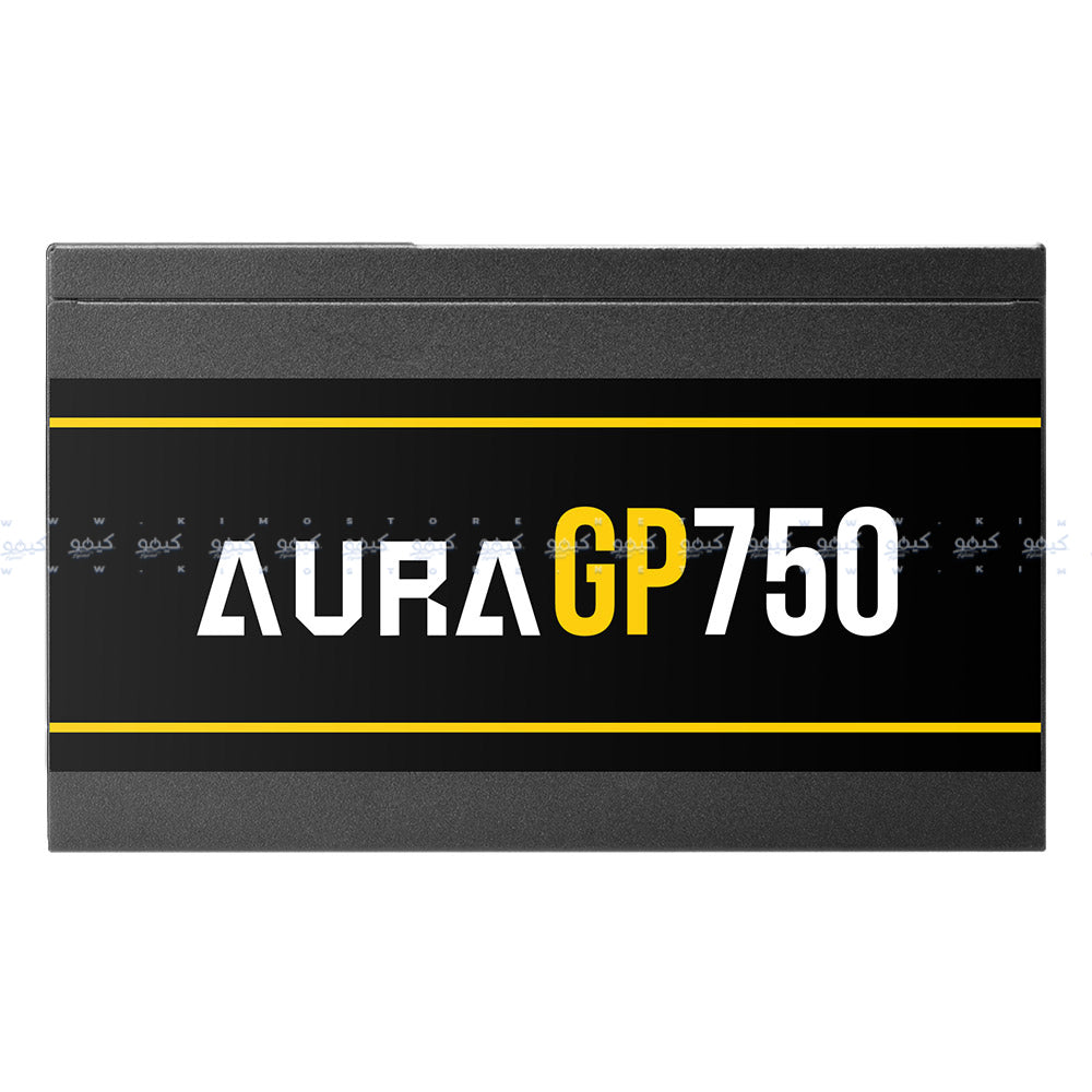 كيس ميد تاور جامدياس ARGB جيمنج AURA GC2 ELITE + باور سبلاي 80 بلس ابيض 750 وات AURA GP750