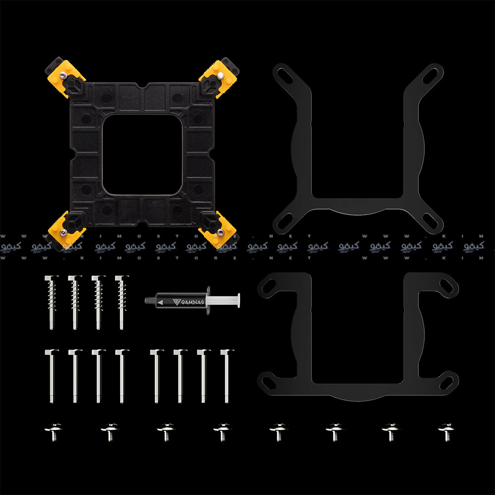 نظام تبريد مائي للبروسيسور جامدياس AURA GL240 DIGITAL ARGB AIO