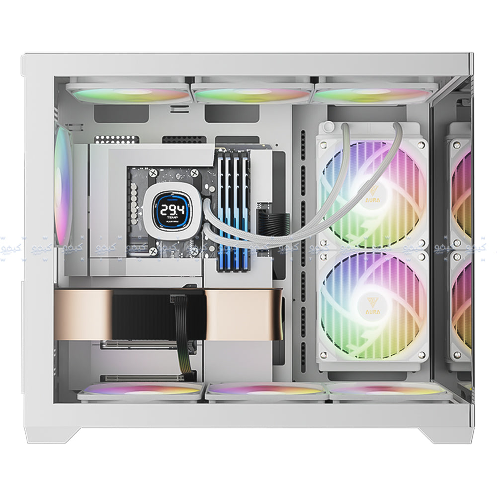 نظام تبريد مائي للبروسيسور جامدياس AURA GL240 DIGITAL ARGB AIO