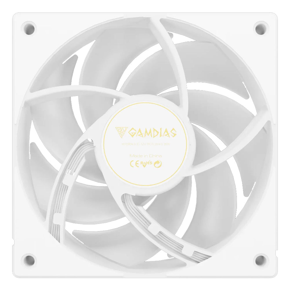 نظام تبريد مائي للبروسيسور جامدياس AURA GL360 V2 WH ARGB AIO