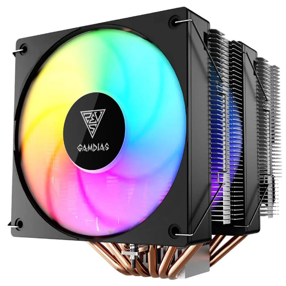 Gamdias BOREAS M1-620 ARGB CPU Air Cooler - Black