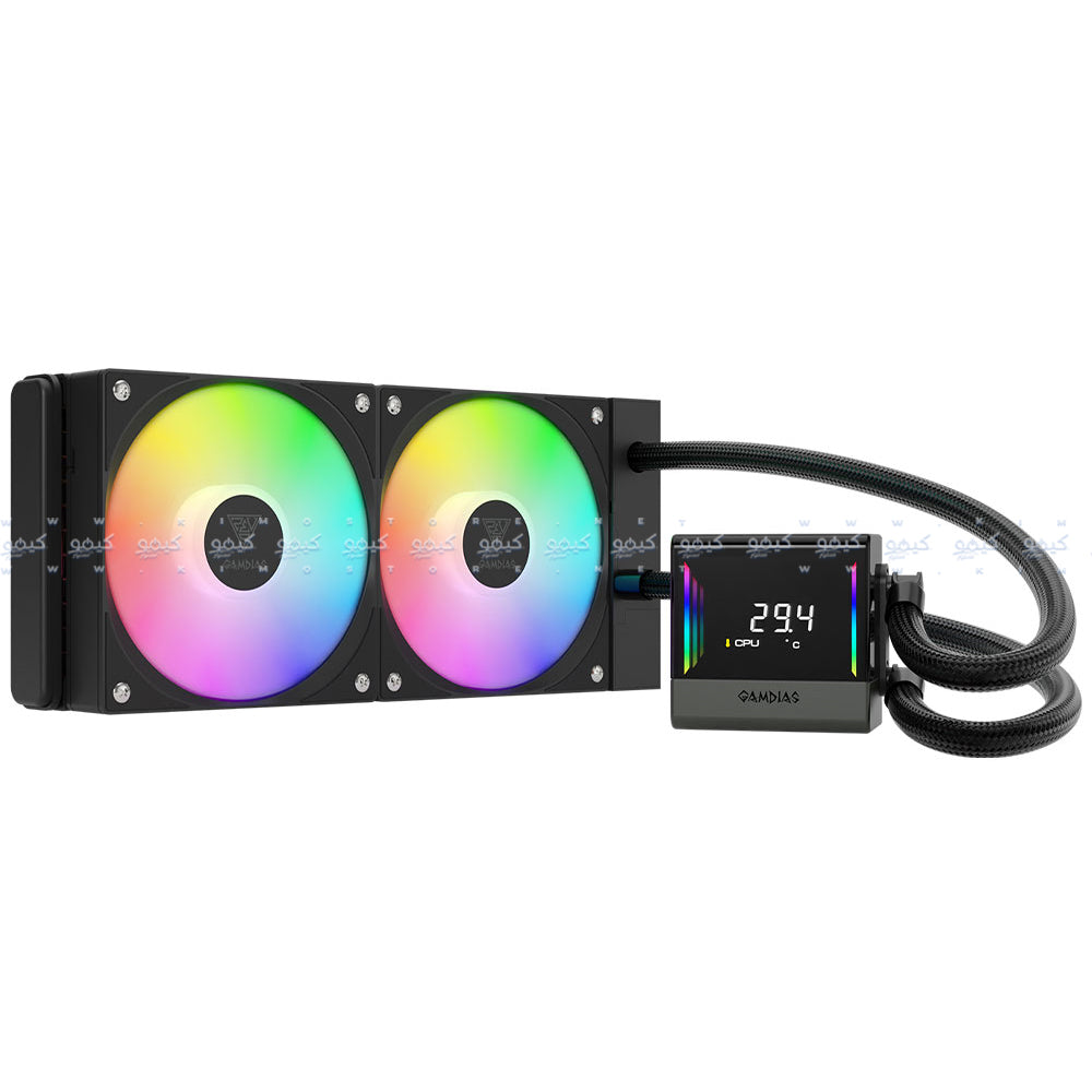 Gamdias CHIONE E4-240 DIGITAL ARGB AIO CPU Liquid Cooler
