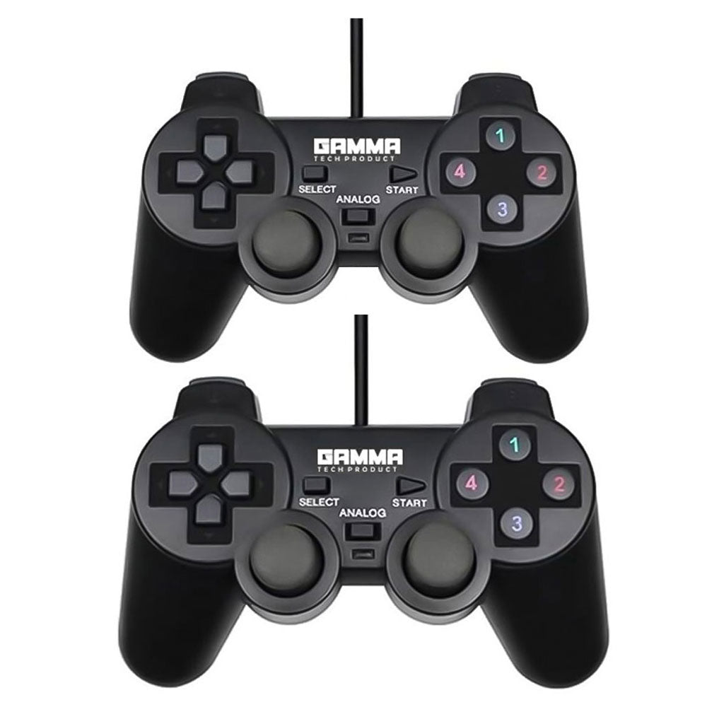 Gamma GT-201 Double Wired Gamepad With Analog