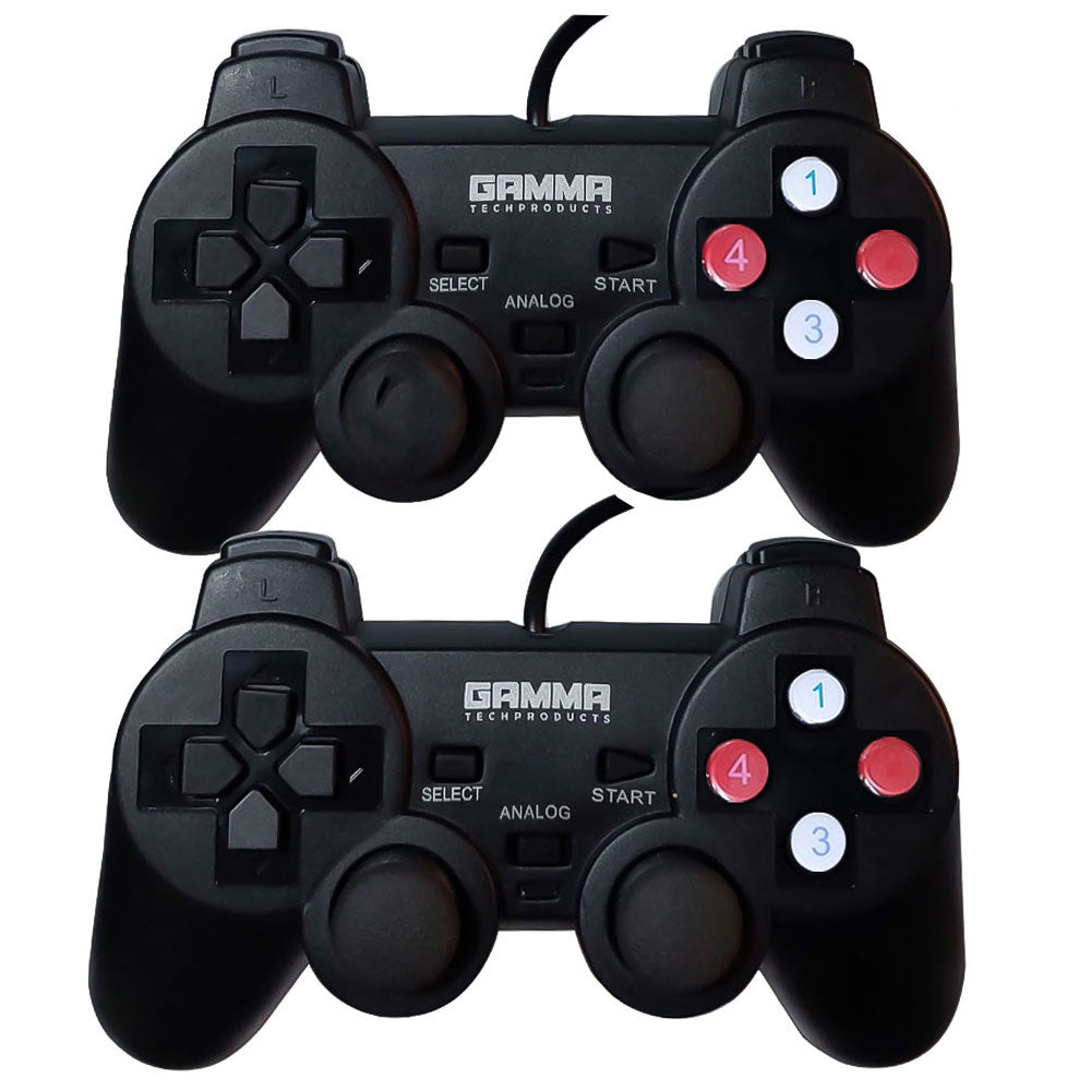 Gamma GT-204 Double Wired Gamepad With Analog