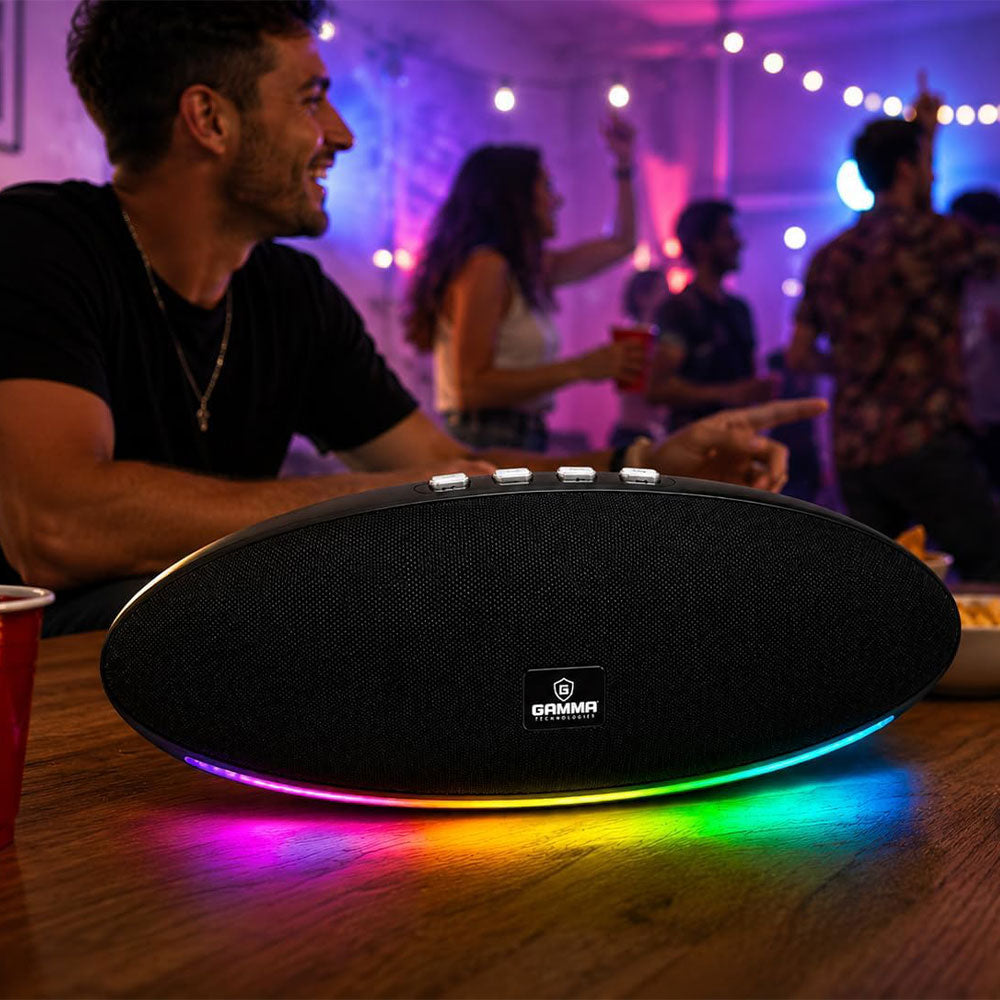 Gamma GT-710 RGB Portable Bluetooth Speaker 1.0 - Black