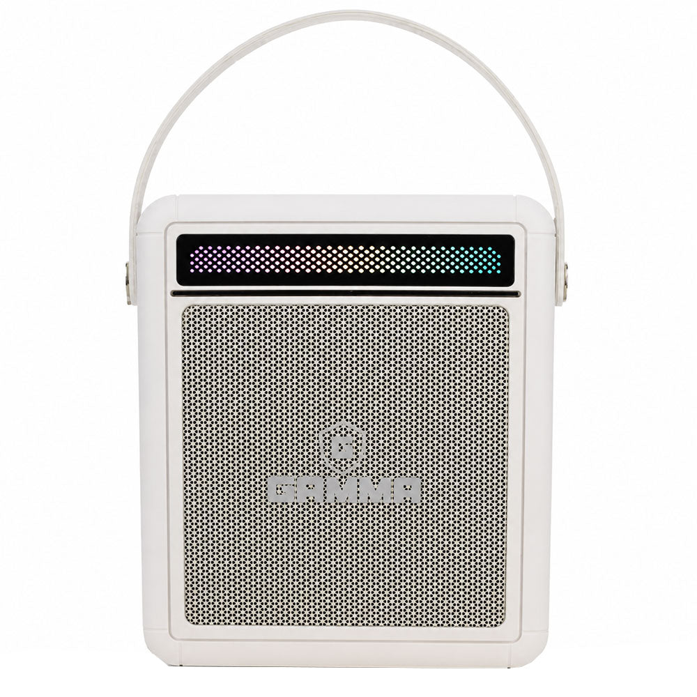 Gamma GT-715 RGB Portable Bluetooth Speaker 1.0 - White