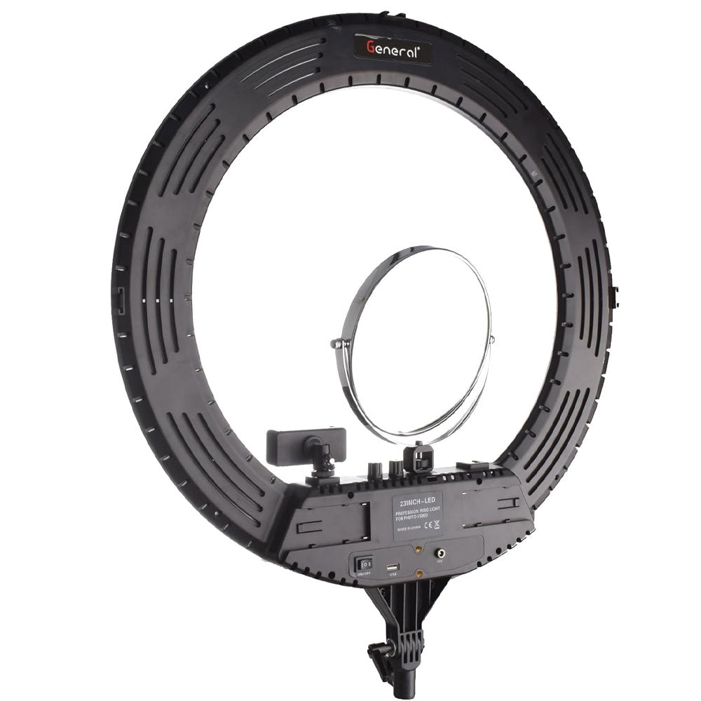 LF-R770C LED Selfie Ring Light 23 Inch With Mirror