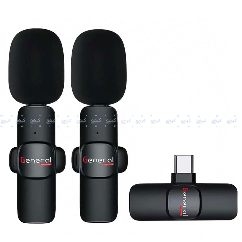 General G30 Type-C 2.4GHz Dual Channel Wireless Microphone System