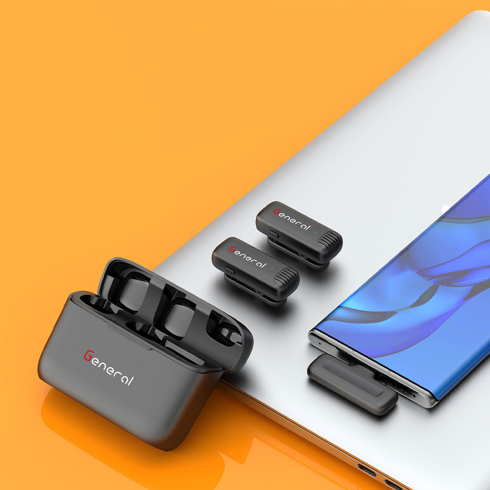 General GM39 Lightning 2.4GHz Dual Channel Wireless Microphone System