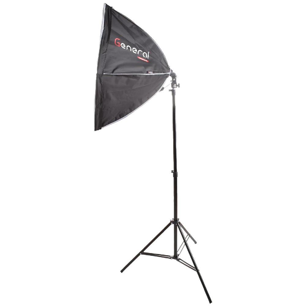 General Light KIT2PC With Octa Box II 65cm LED 2 Lamp 150W With Grid