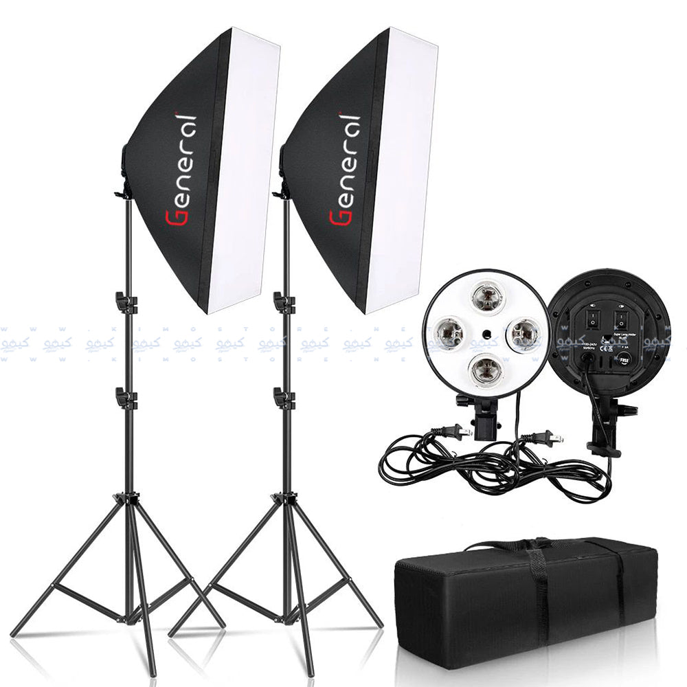 General TL-4 Kit Softbox With 4 Lamp Holder