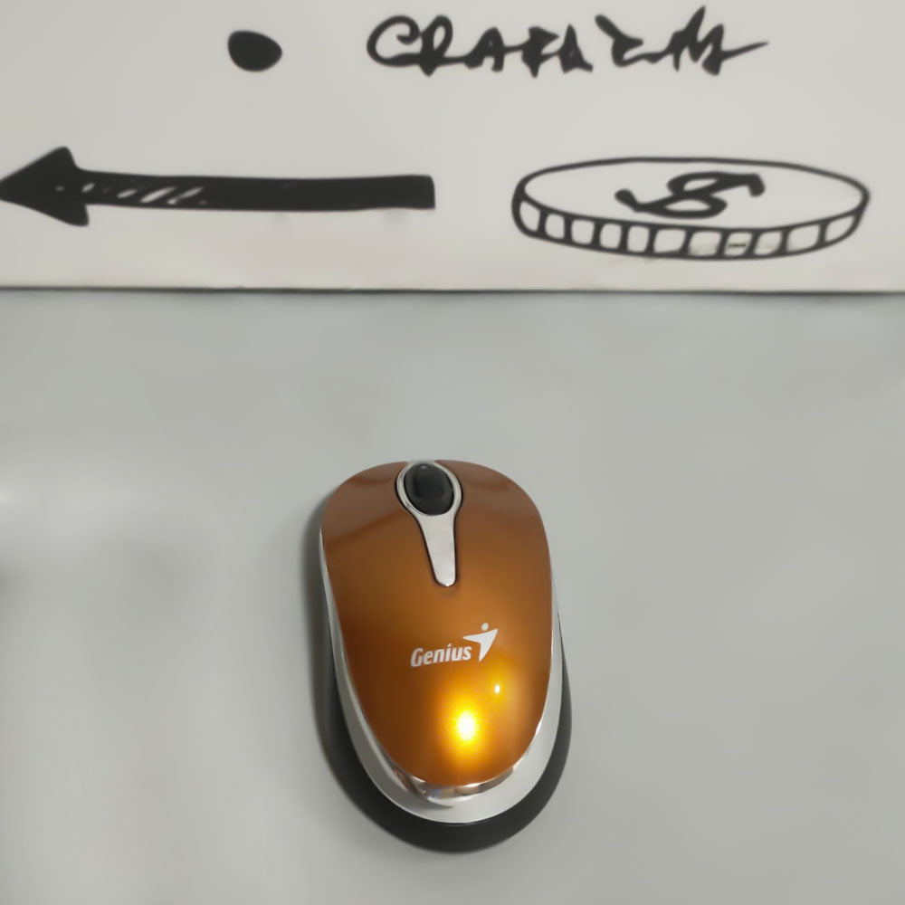 ماوس جينيس لاسلكى (استعمال)