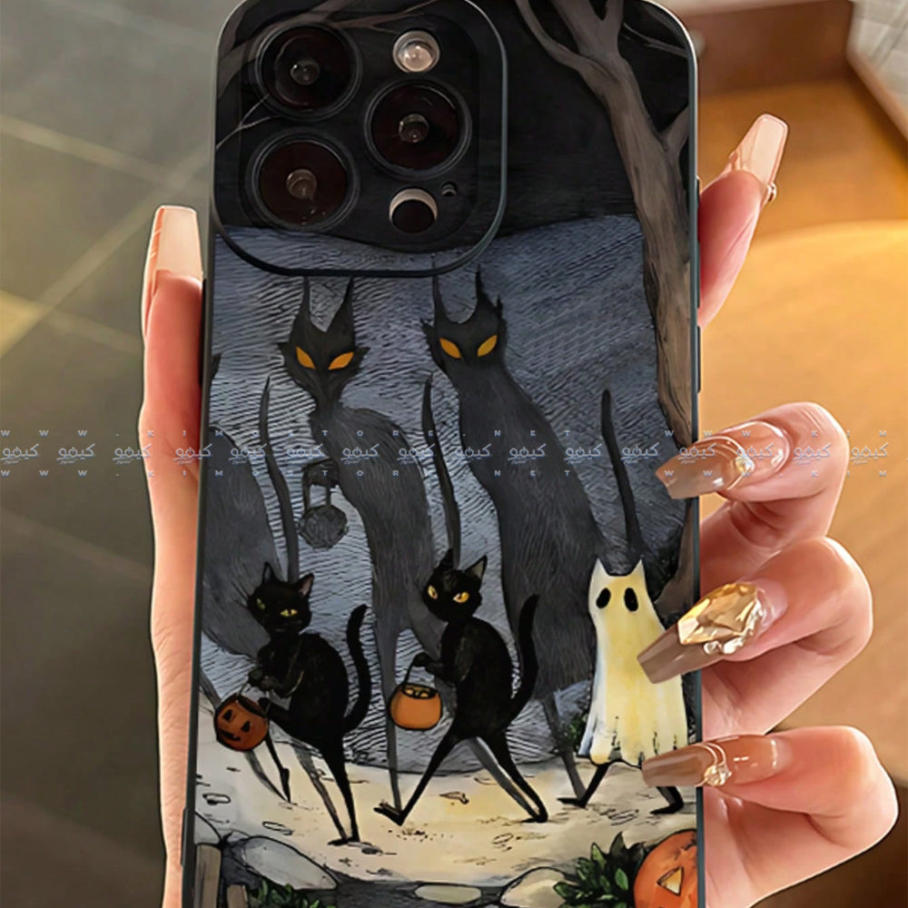 كفر موبايل بتصميم قرع شبح الهالوين