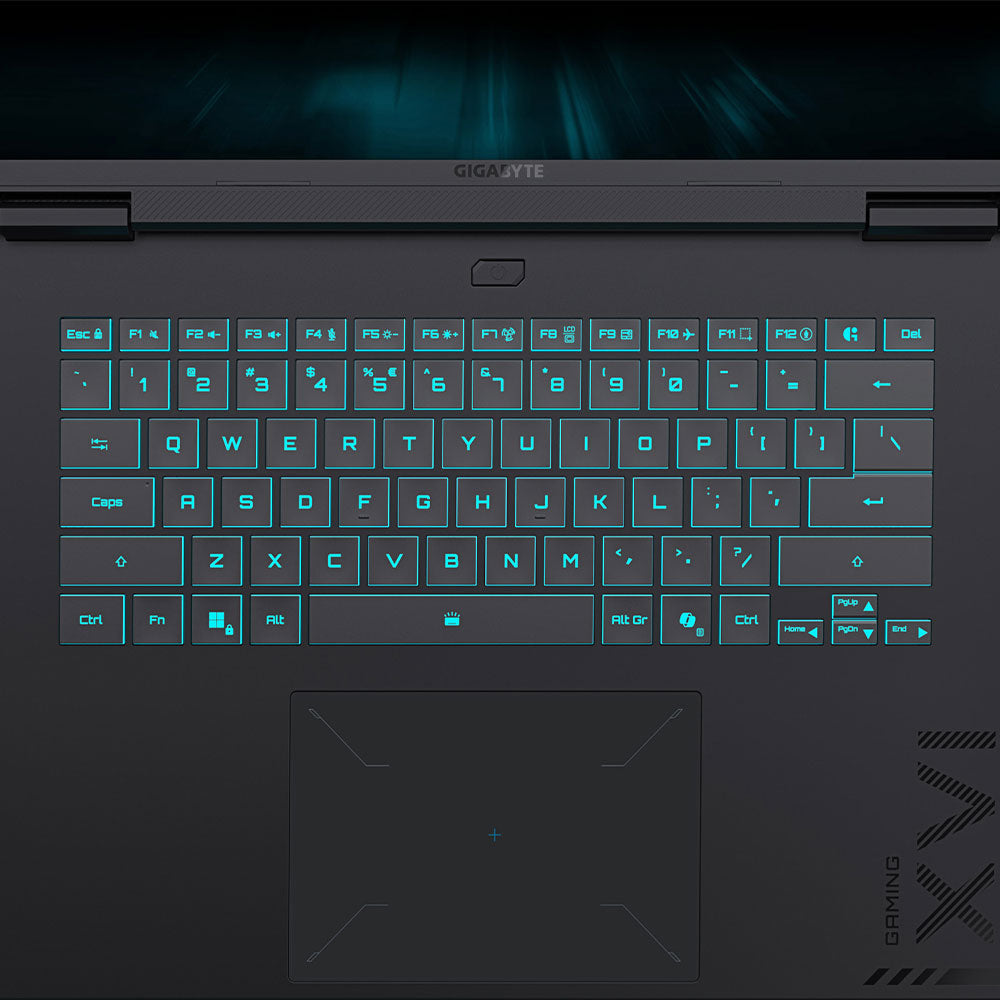 لاب توب جيجابايت جيمنج A16 GA6H CTH (انتل كور i7-13620H - رام 16 جيجابايت - هارد 512 جيجابايت M.2 NVMe - نفيديا 8 جيجابايت RTX 5050 -شاشة 16.0 بوصة 165 هرتز FHD+ IPS ) -اسود