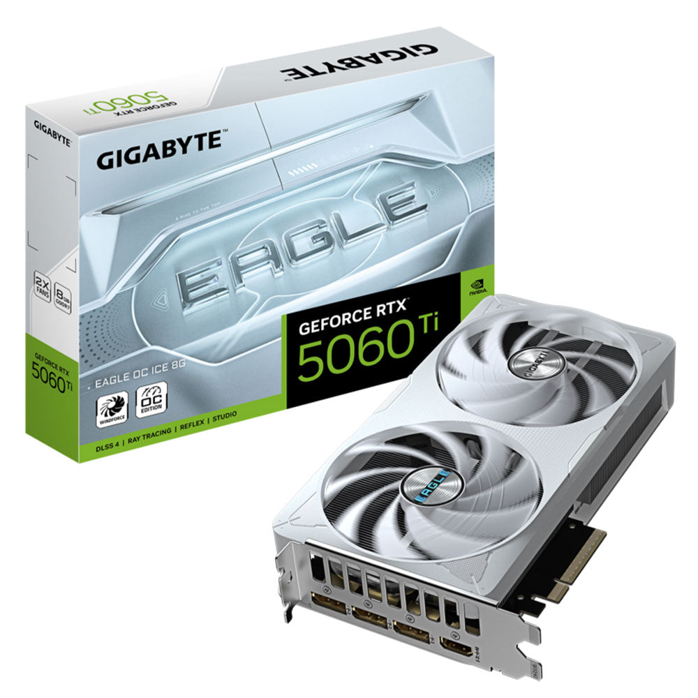 Gigabyte GeForce RTX 5060 Ti EAGLE OC ICE 8GB GDDR7 Graphics Card