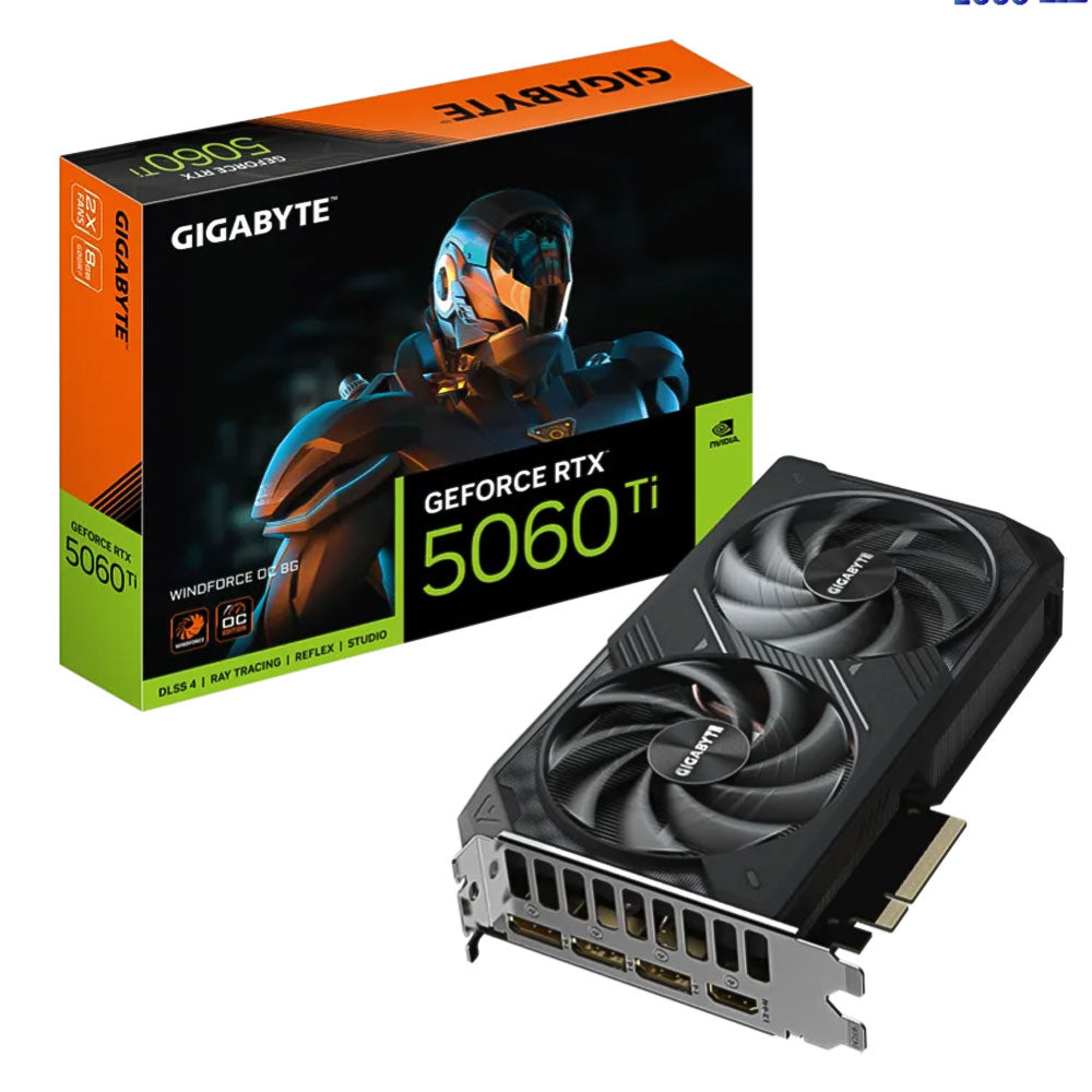 Gigabyte GeForce RTX 5060 Ti Windforce OC 8GB GDDR7 Graphics Card