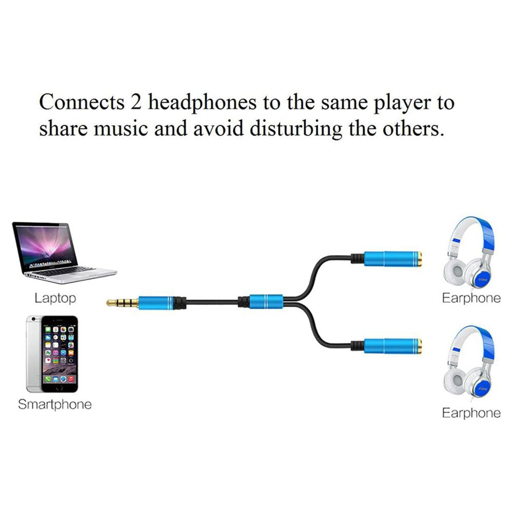 Gigamax Plus Audio Male To 2 Female Converter