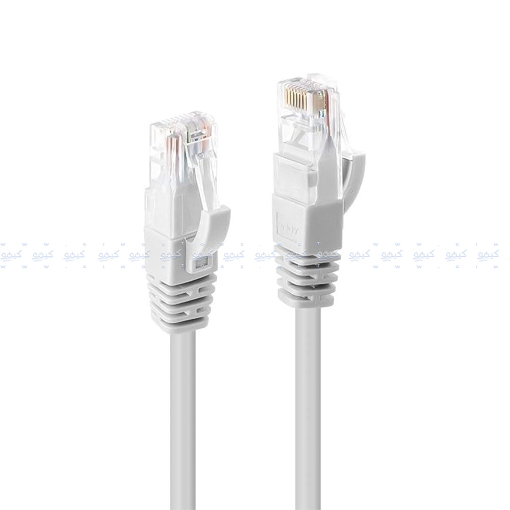 باتش كورد جيجا ماكس بلس 30 متر CAT6 UTP - أبيض