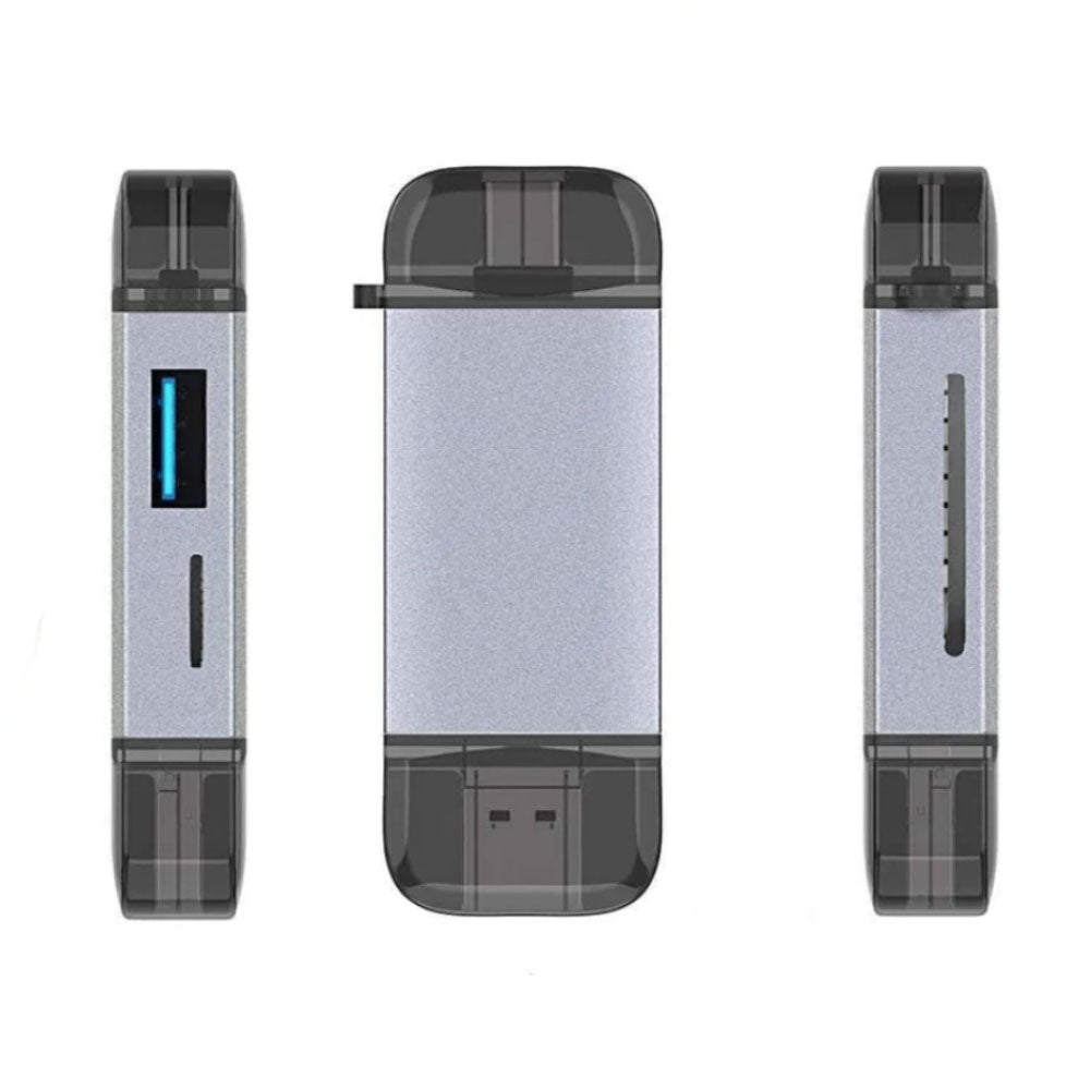 Gigamax Plus T-933A Type-C + USB + Micro 3In1 OTG Card Reader