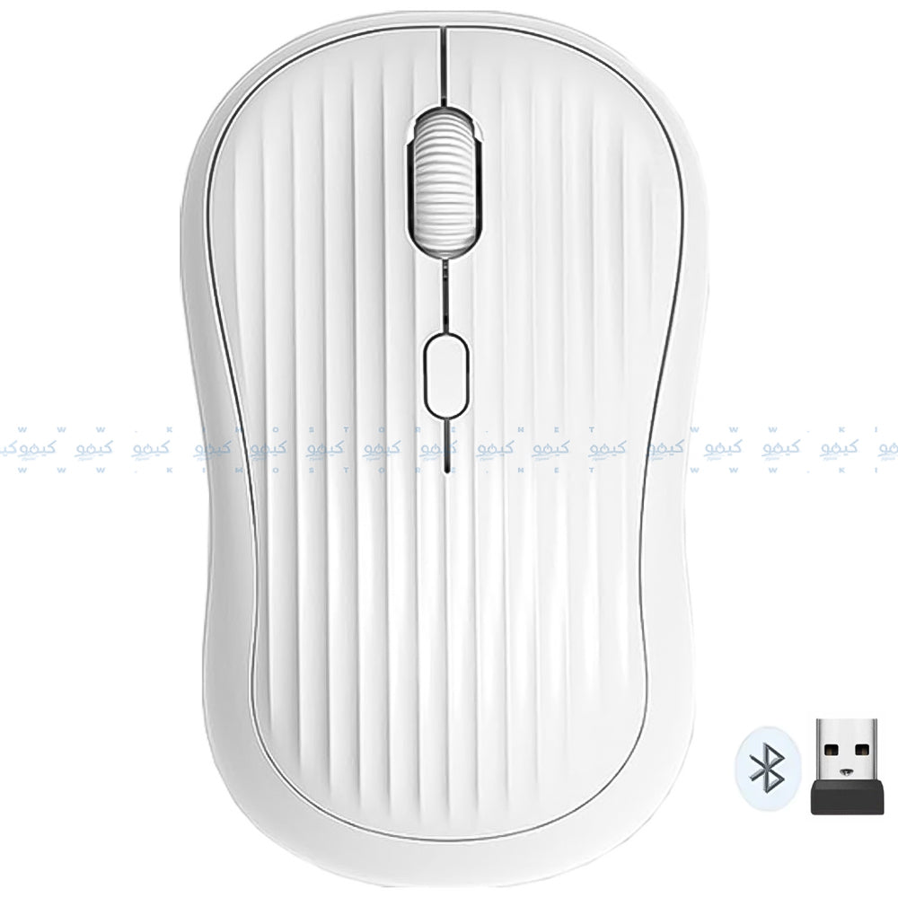 Gigamax Plus GM-16 Dual Mode Rechargeable Bluetooth Wireless Mouse 3200Dpi