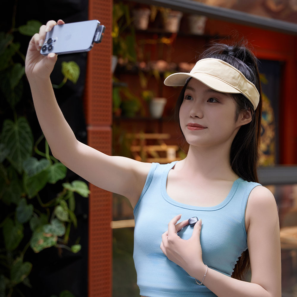 نظام ميكروفون جودوكس لاسلكي بمشبك ثنائي القناة 2.4 جيجاهرتز بمنفذ تايب سي Cube-SC Kit 2