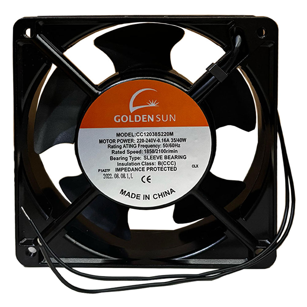 Golden Sun Rack Fan 220V (12cm x 12cm)