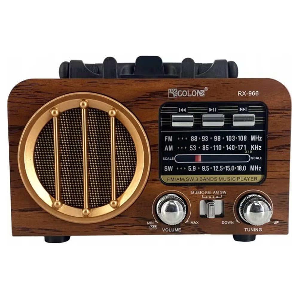 Golon RX-966 Portable Radio Speaker 1.0 - Beige