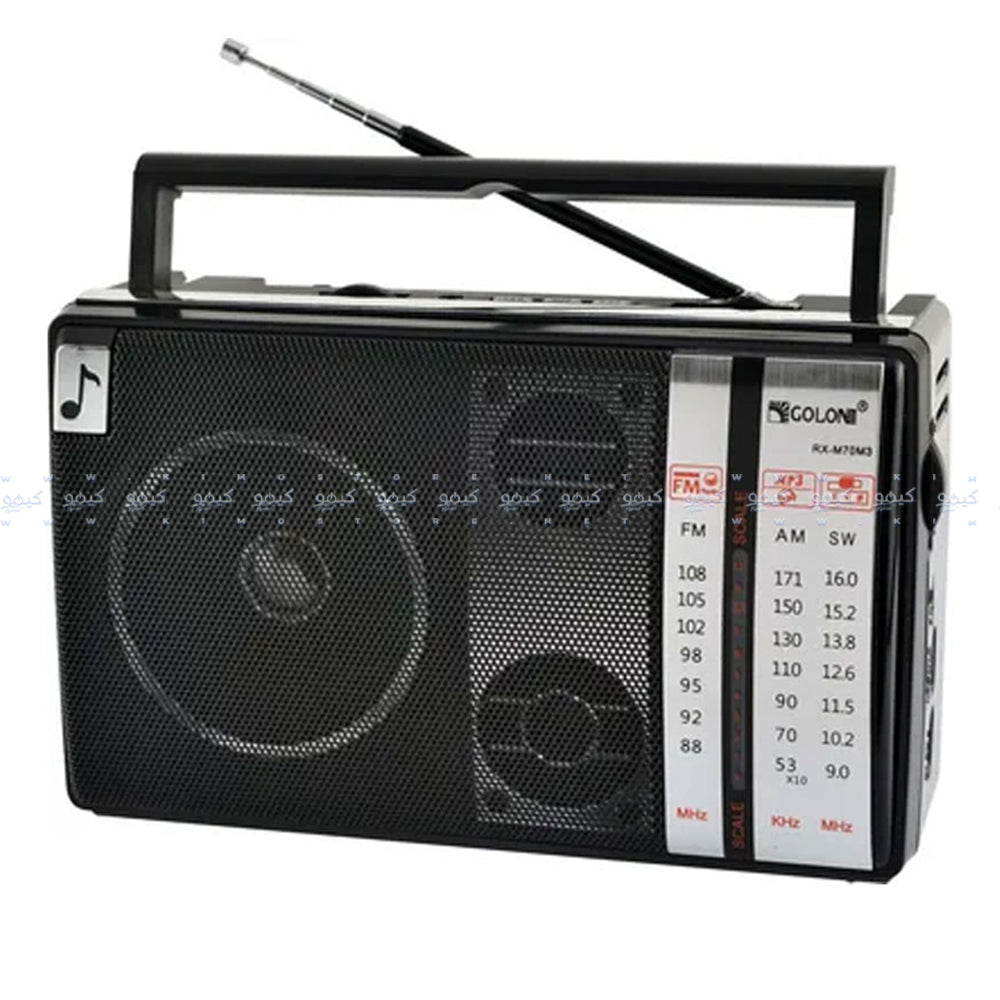 سبيكر راديو متنقل جولون RX-M70BT 1.0 - اسود