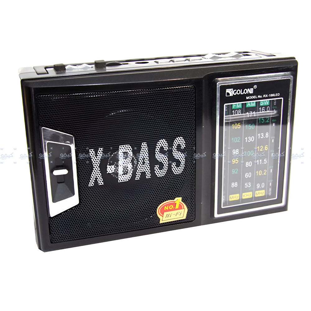 Golon Rx-166/177LED Portable Radio Speaker 1.0