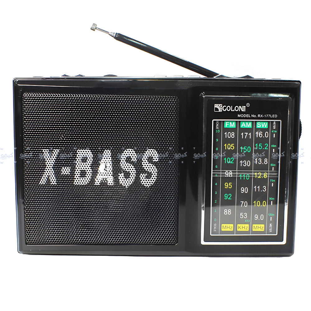 سبيكر راديو متنقل جولون RX-166/177LED 1.0