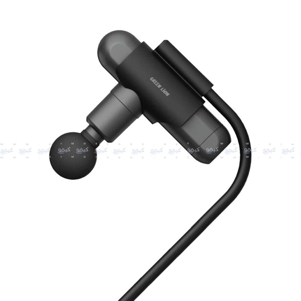Green Lion Long Handle Massage Gun GL-FG2 GNLHMASGUNBK 1000mAh 4V - Black