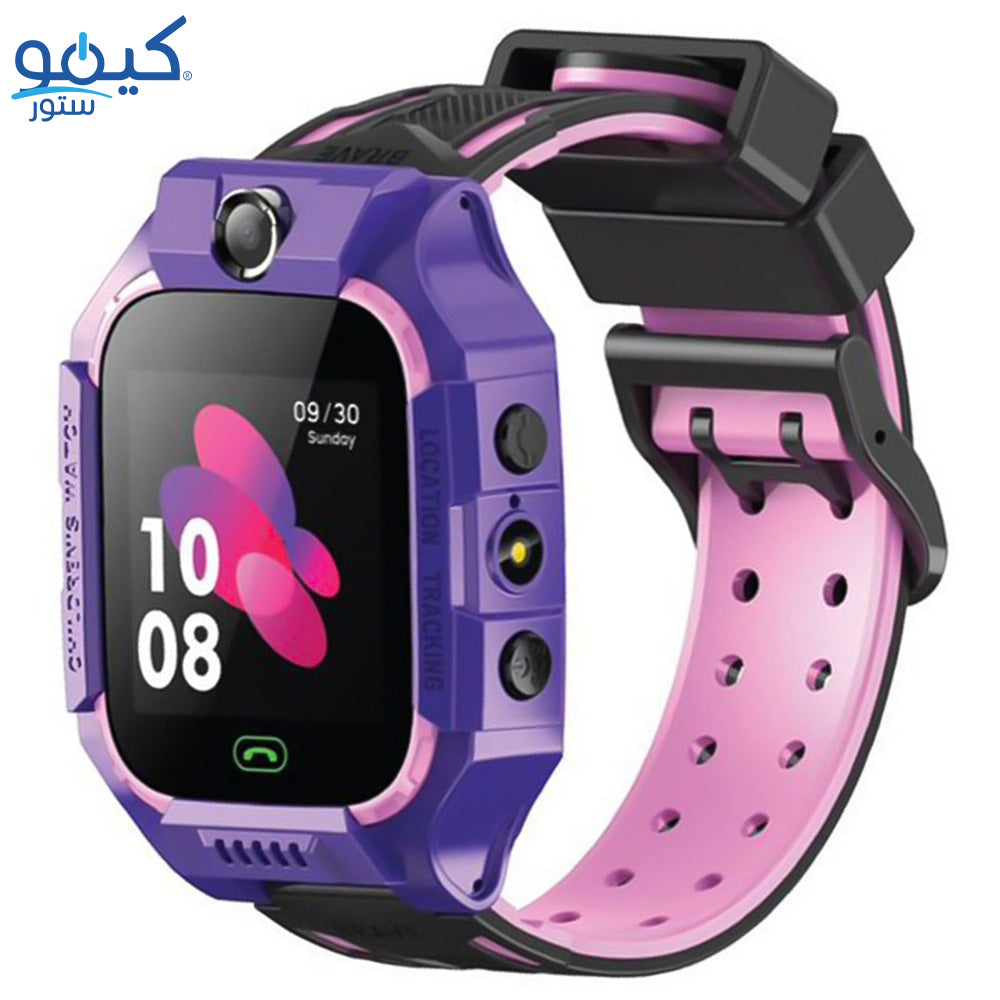 ساعة سمارت للاطفال جرين ليون هيكل بنفسجي مع سوار بينك Series 5 GN2GKDS5SWPL 2G
