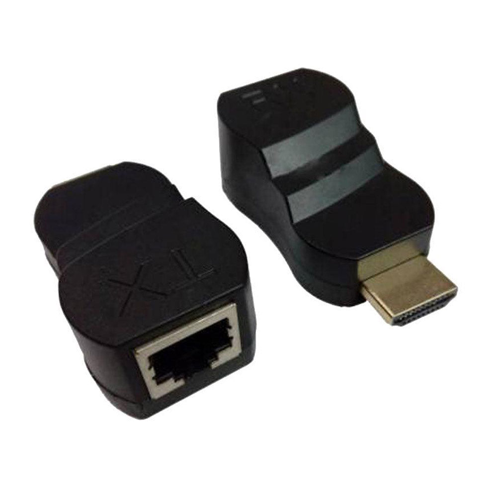 موصل HDMI بطول 30 متر لكابل Lan CAT6/6E