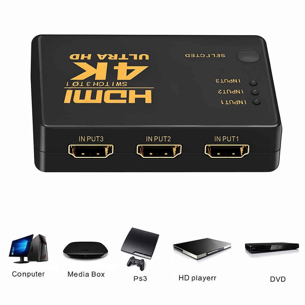 سويتش 3 منافذ HDMI