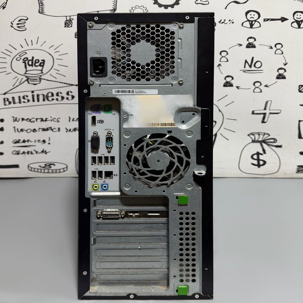 HP Compaq Elite 8100 Tower PC (Intel Core i7-860 - 8GB DDR3 - No Hard - AMD Radeon R9 M360 2G) Original Used
