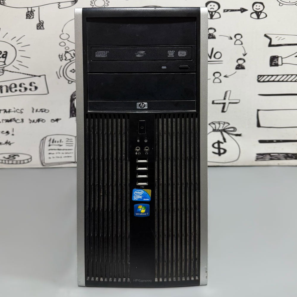 HP Compaq Elite 8100 Tower PC (Intel Core i7-860 - 8GB DDR3 - No Hard - AMD Radeon R9 M360 2G) Original Used