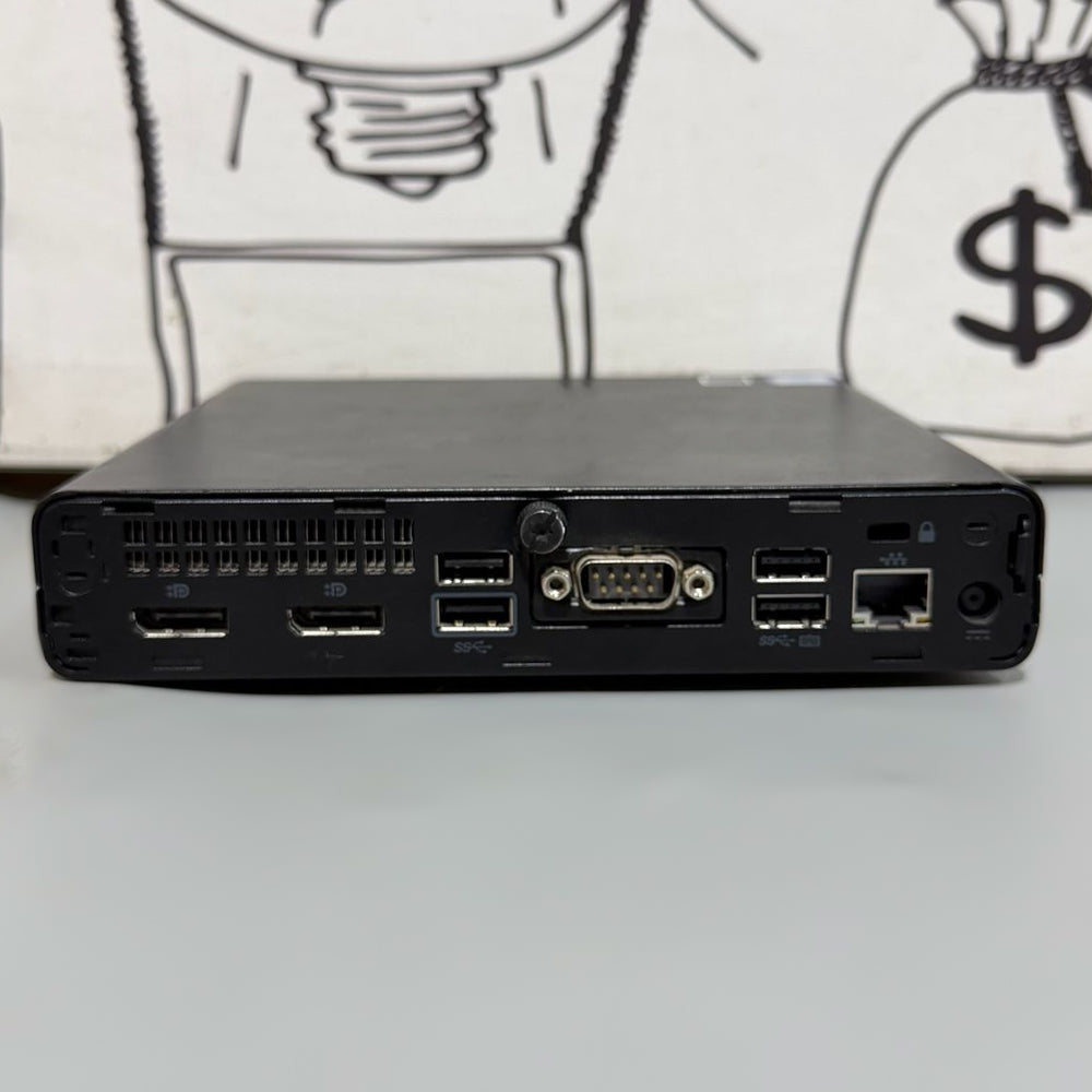 HP ProDesk 600 G4 DM 35W Desktop Mini PC (Intel Core i5-8500T - 8GB DDR4 - No Hard - Intel UHD Graphics) Original Used