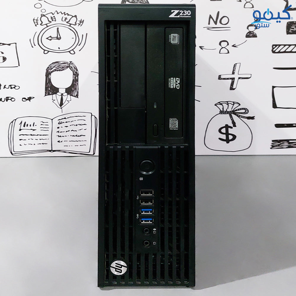 كمبيوتر ورك ستيشن ديسك توب اتش بي Z230 (إنتل كور i7-4790 - رام 4 جيجابايت DDR3 - انتل HD جرافيكس) استعمال خارج