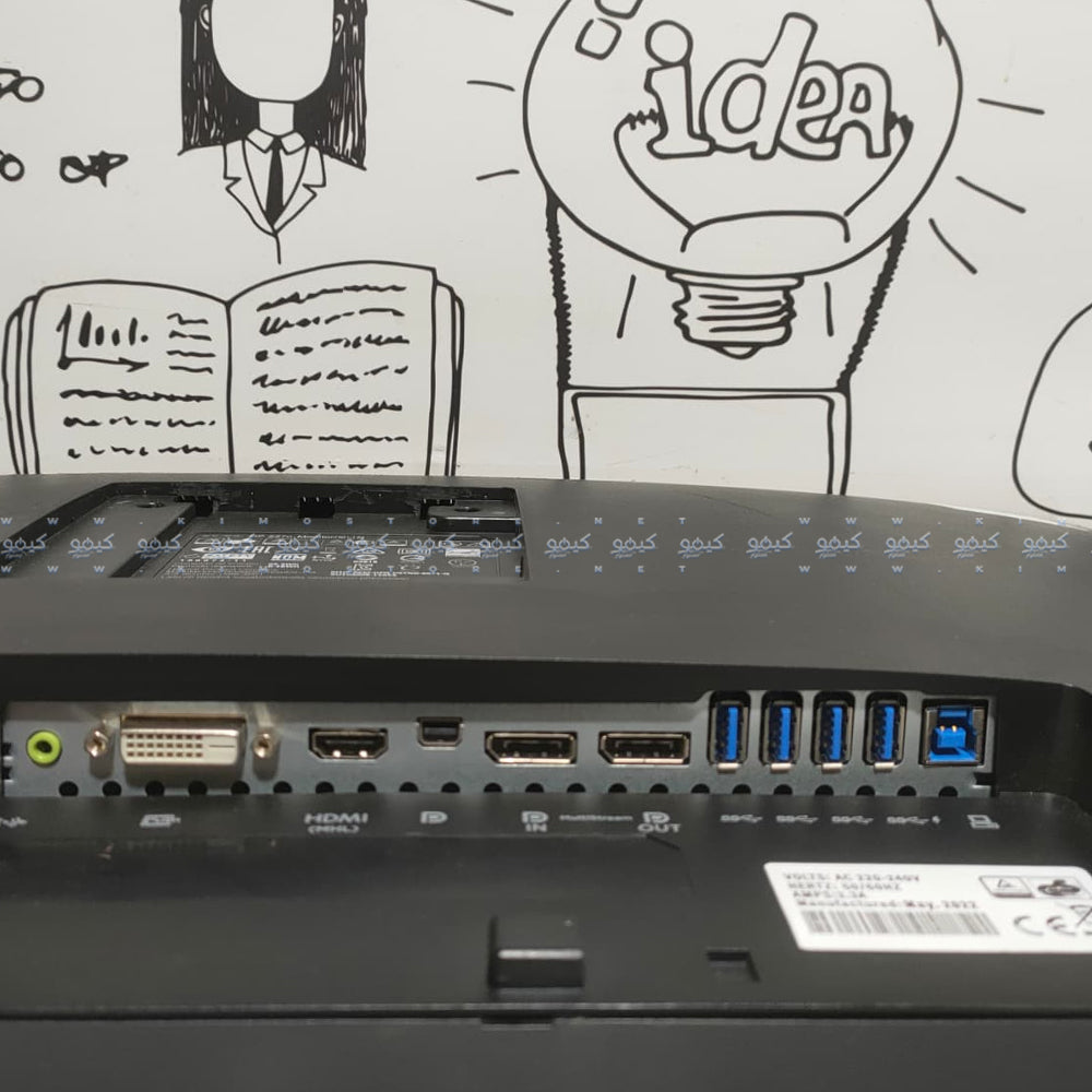 شاشة اتش بى Z27n مسطحة 27 بوصة IPS LED 2K HDMI بدون إطار (استعمال خارج)