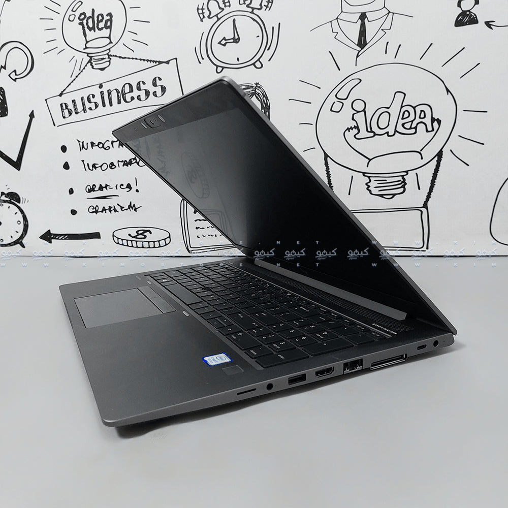 لاب توب اتش بي ZBook 15U G6 (انتل كور i7-8665U - رام 16 جيجابايت M.2 512GB - DDR4 - اى ام دى راديون 4 جيجابايت Pro WX 3200 - شاشة 15.6 بوصة FHD - كاميرا) استعمال خارج