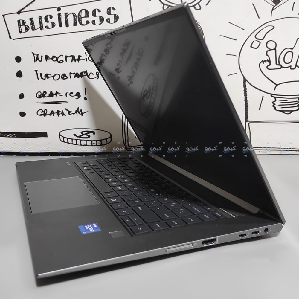 HP ZBook Studio 15 G8 Mobile Workstation Laptop (Intel Core i7-11850H - 32GB DDR4 - M.2 512GB - Nvidia RTX A2000 4GB - 15.6 Inch FHD - Cam) Original Used