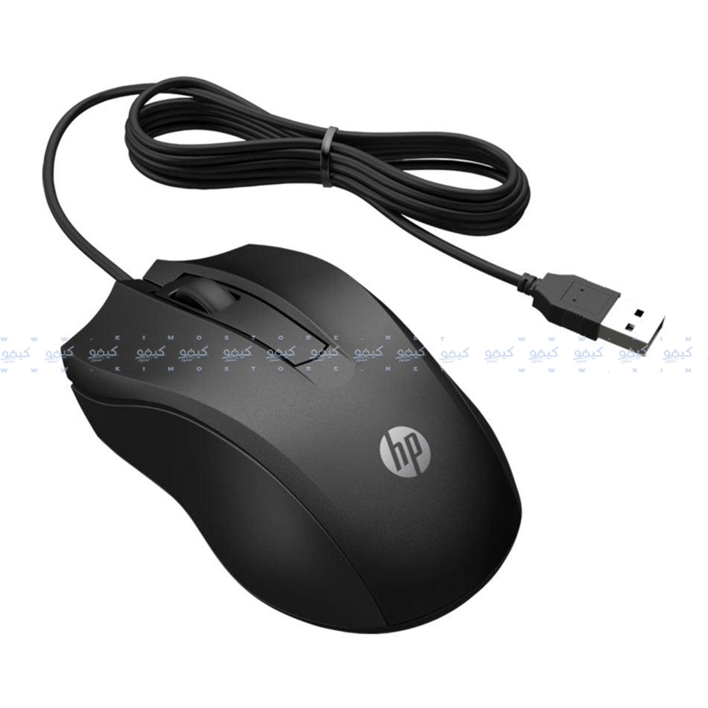 HP 100 Wired Mouse 1600Dpi